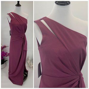 ✨✨ HP ✨NWT Kay Unger Single Shoulder Evening Gown